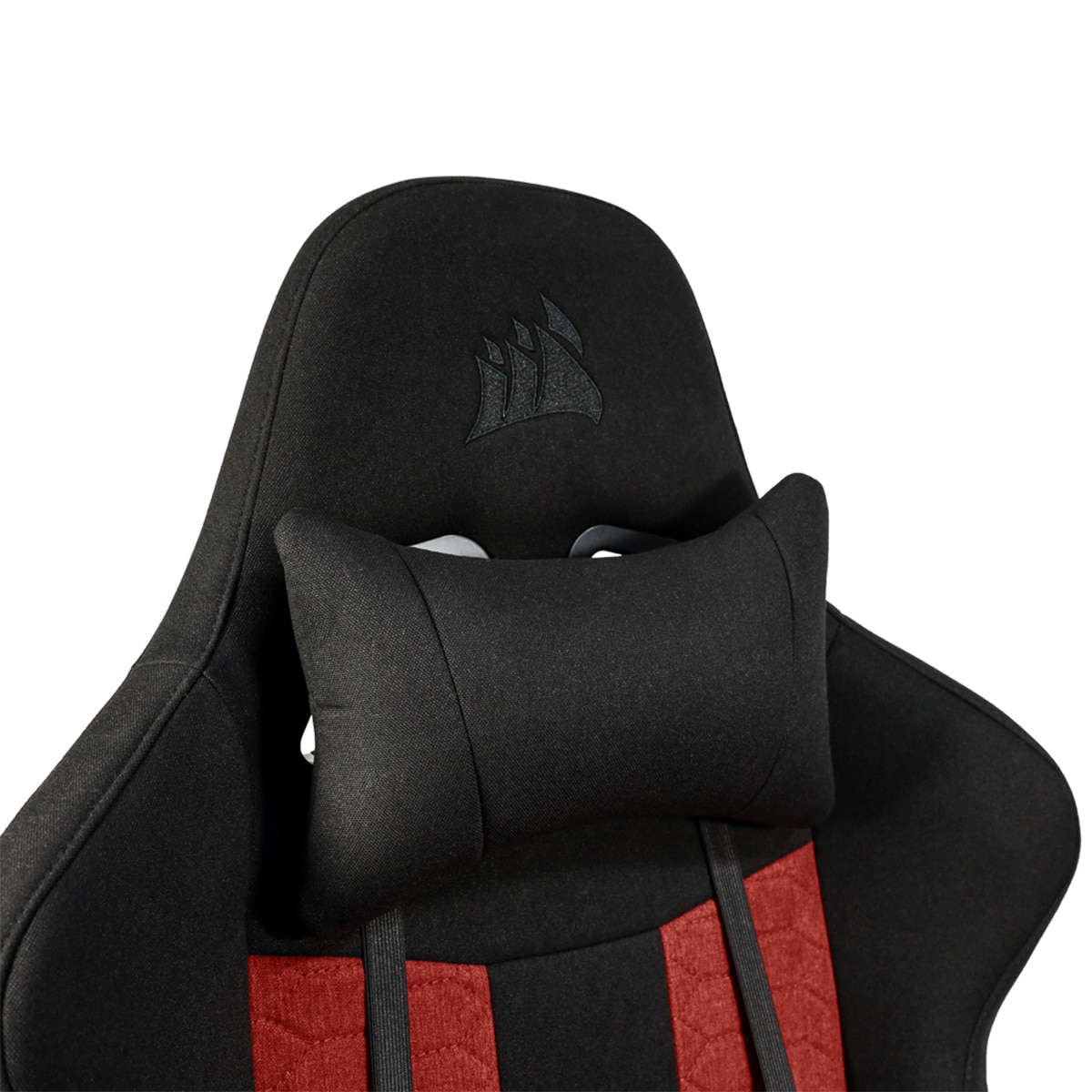 Silla Gaming TC100 Relaxed Fabric Charcoal/Rojo Corsair 6