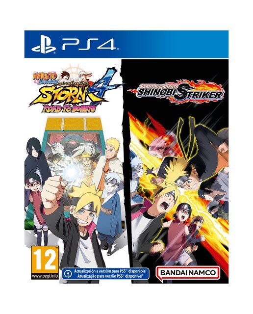 Naruto Shippuden Ultimate Ninja Storm 4, Road To Boruto + Naruto To Boruto Shinobi Striker PS4