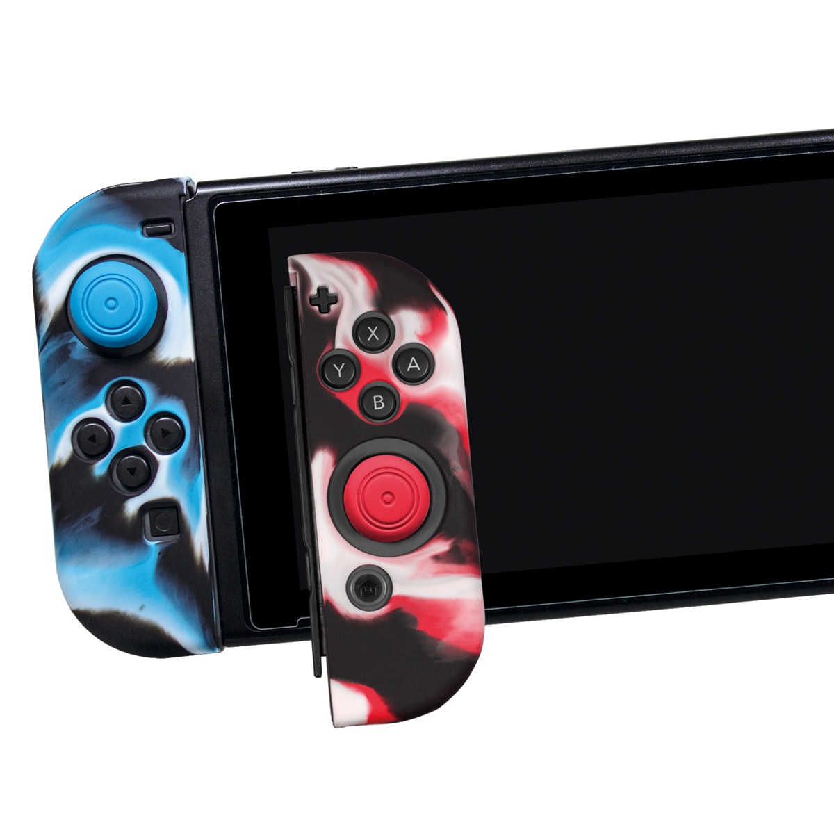 Kit Capa Silicone Sleeve Joycon Blackfire Nintendo Switch 2