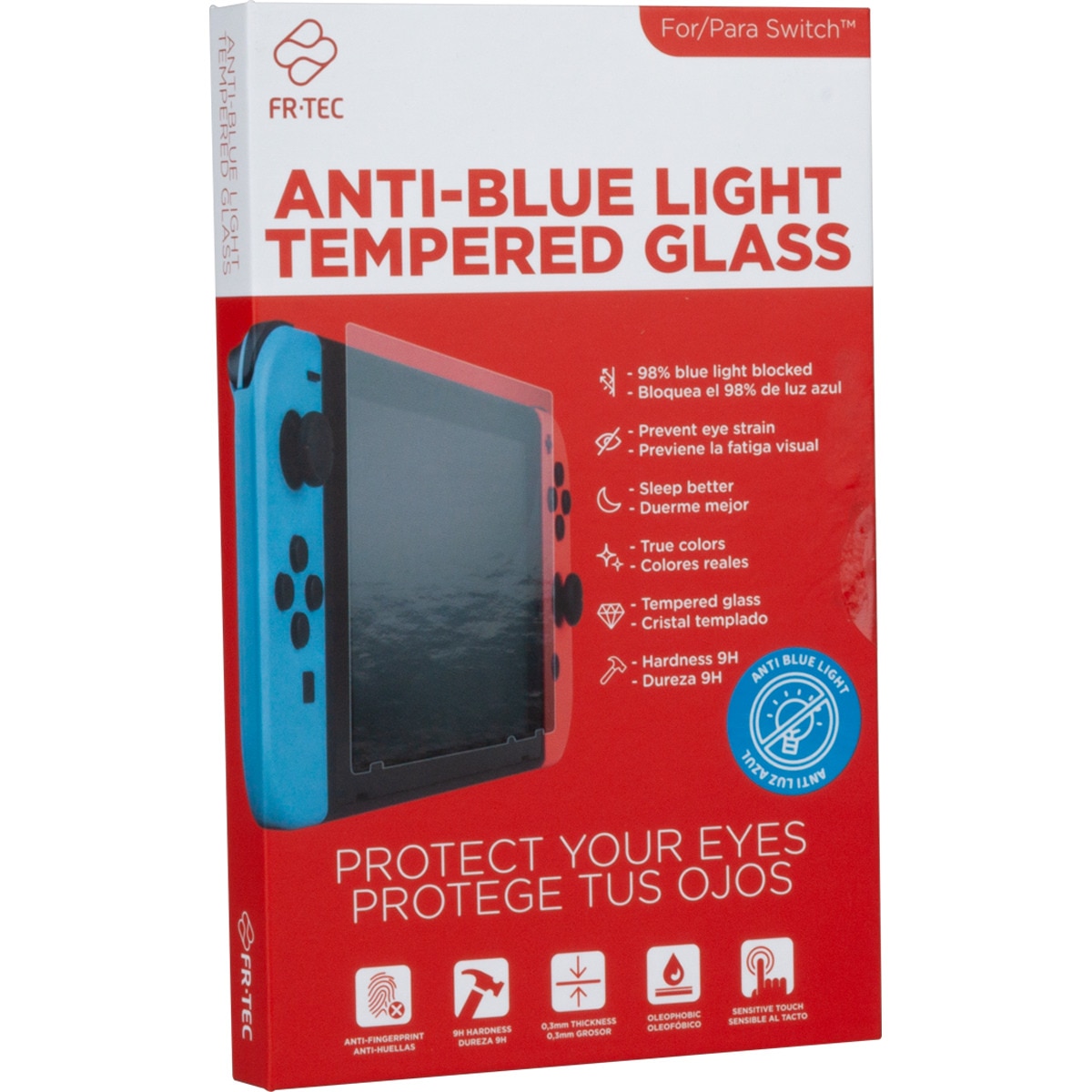 Imagen 0 de Protector Cristal Templado Anti Luz para Nintendo Switch