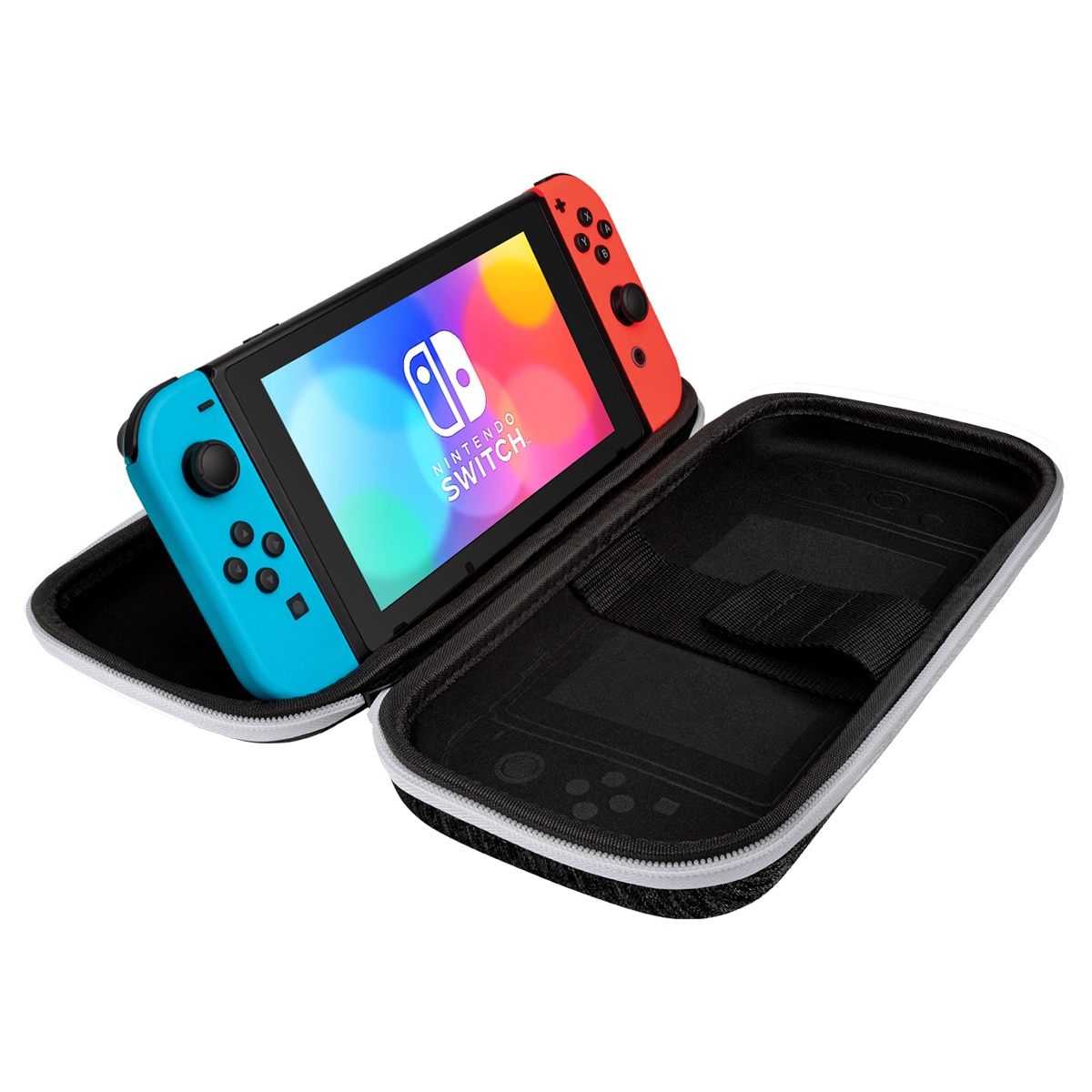 Bolsa de Transporte Deluxe Travel Case Nintendo Switch Ed OLED - Preto/Branco 7