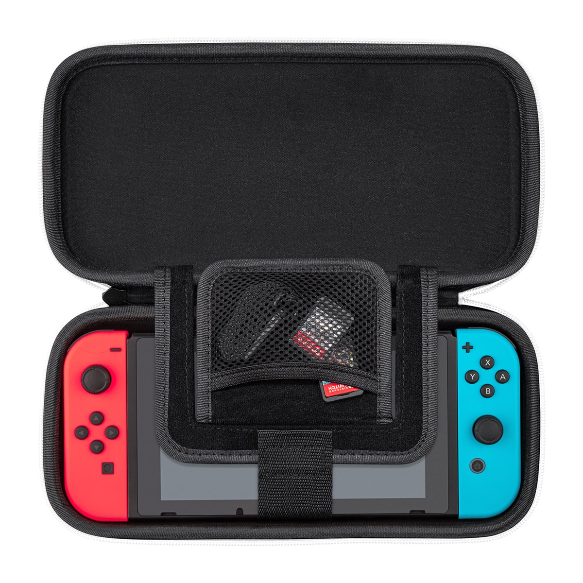 Bolsa de Transporte Deluxe Travel Case Nintendo Switch Ed OLED - Preto/Branco 9