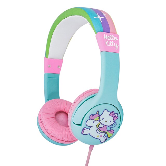Auriculares infantiles Hello Kitty Unicorn con volumen limitado 3-7 años