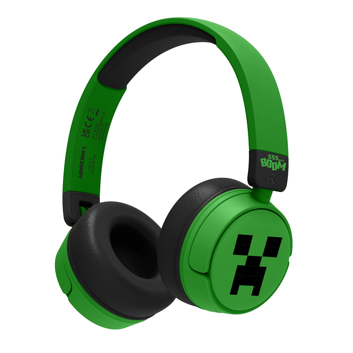 Imagen 0 de Auricular infantil bluetooth Minecraft Creeper edic verde