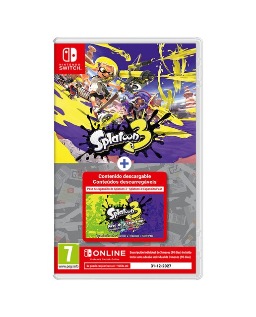 Splatoon 3 + Exp Pass + 3 Meses NSO Nintendo Switch 1