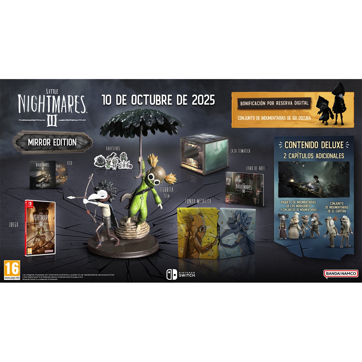 Little Nightmares III Edición Coleccionista Mirror Edition