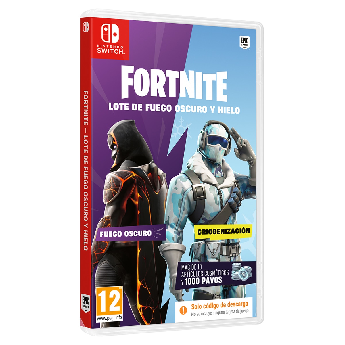 Fortnite Lote de Fuego Oscuro y Hielo Nintendo Switch · Meridiem