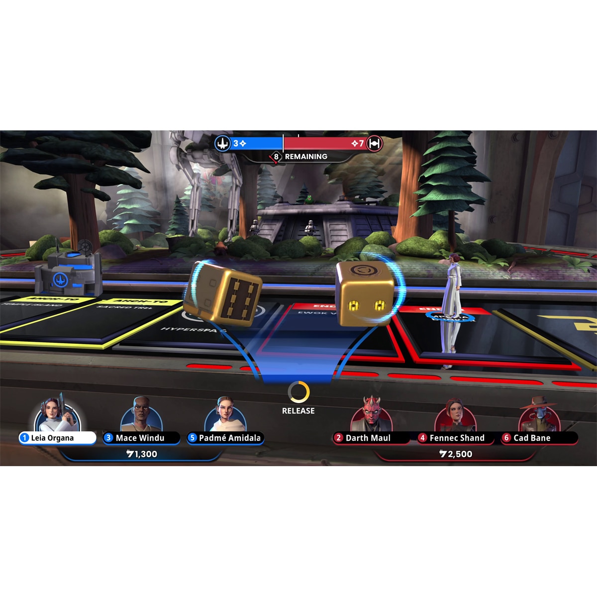 Monopoly Star Wars Heroes vs Villains Nintendo Switch 4