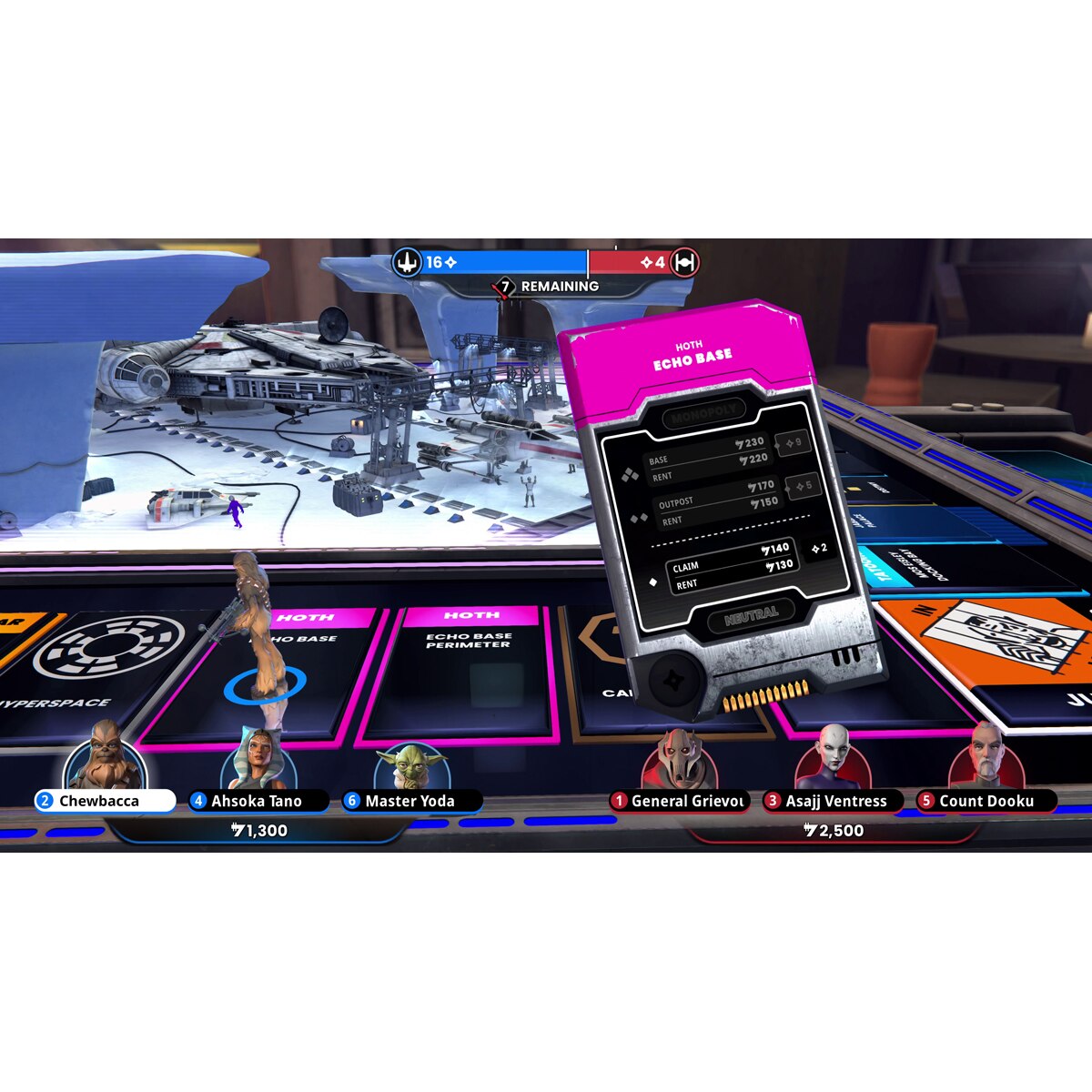 Monopoly Star Wars Heroes vs Villains Nintendo Switch 5