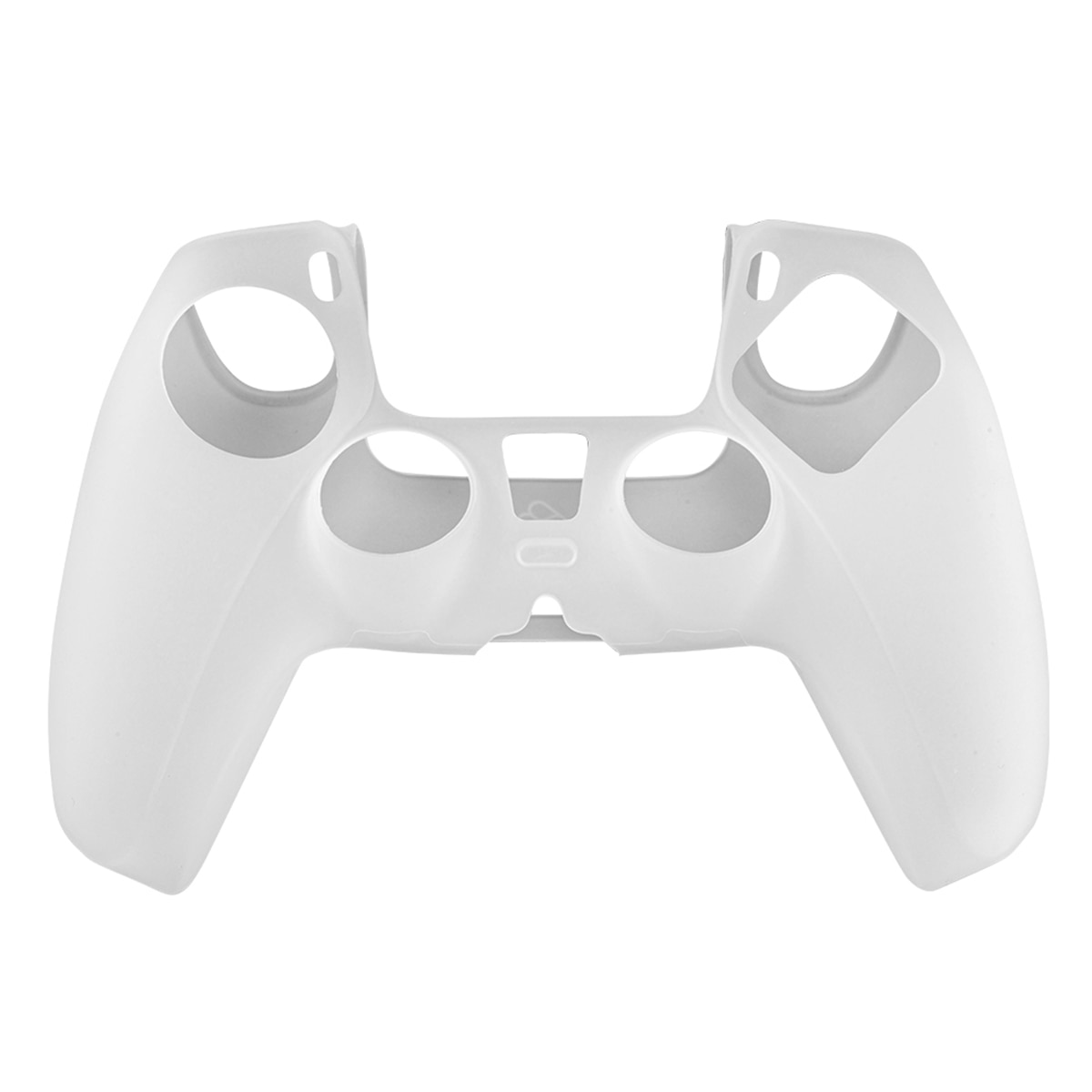 Silicone Skin + Grips + Touchpad Sticker Translúcido para Comando PS5 1