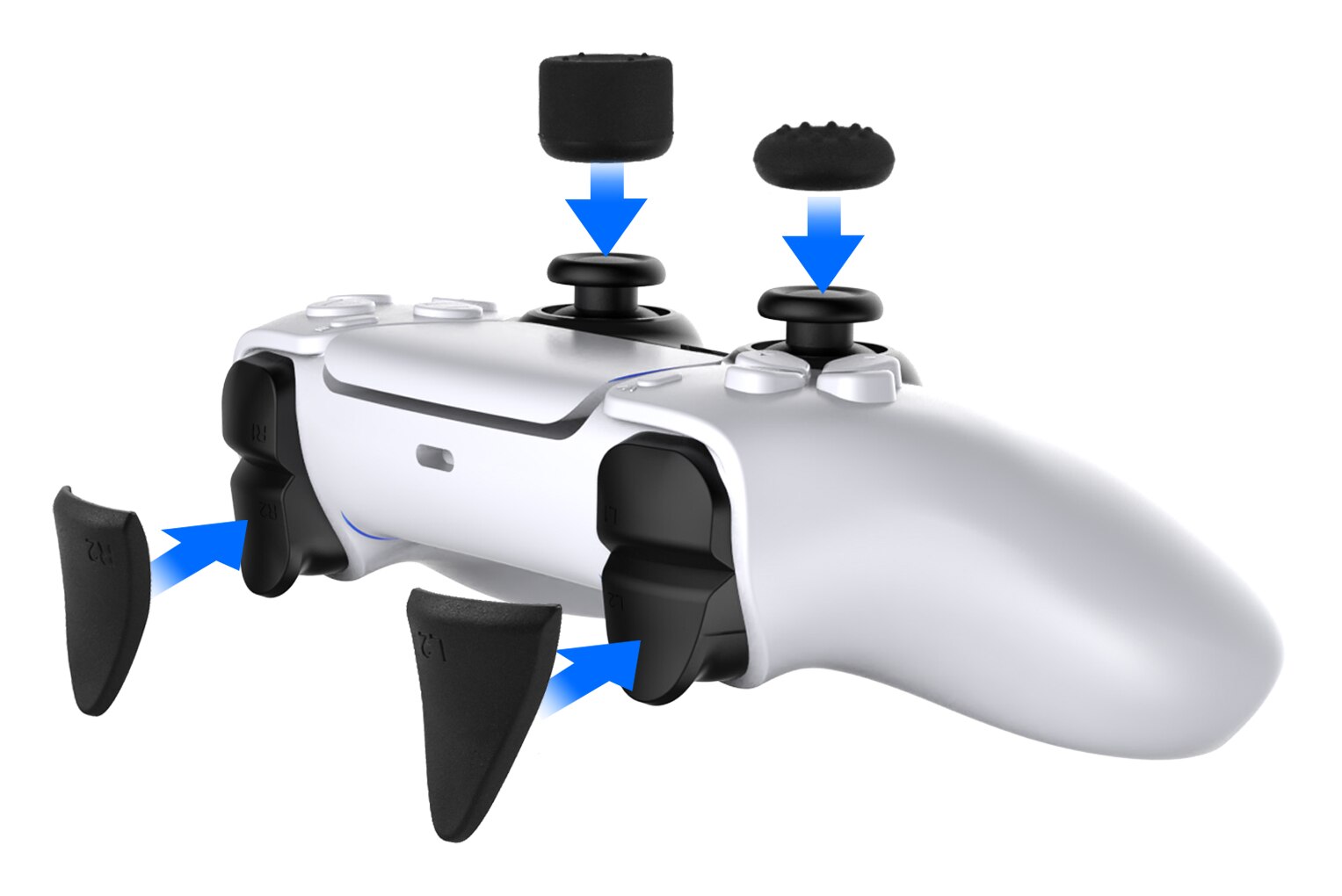 Blackfire Triggers + Grips 8 em 1 - PlayStation 5 3