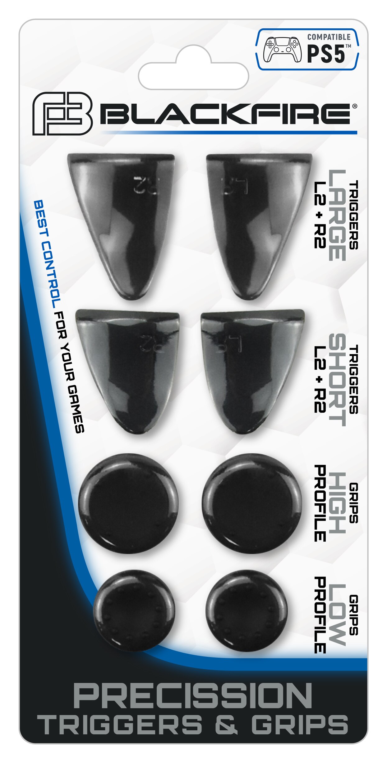 Blackfire Triggers + Grips 8 em 1 - PlayStation 5 5