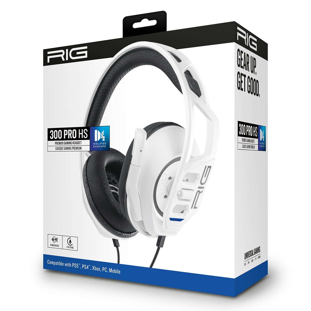 Auscultadores RIG Serie 300PRO HS PlayStation 5 - Branco 6
