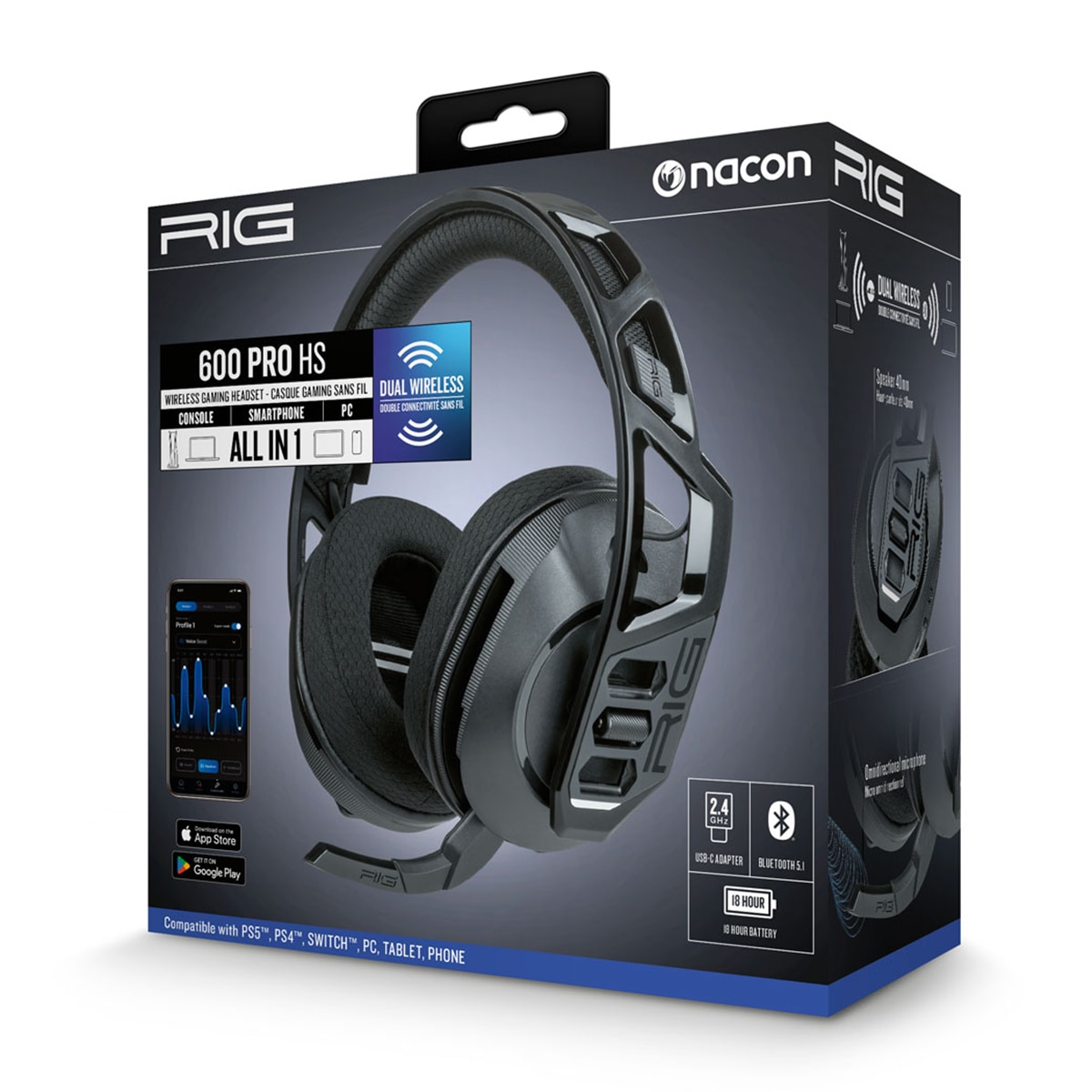 Auscultadores Gaming Rig 600 Pro com Ligação Dupla 7