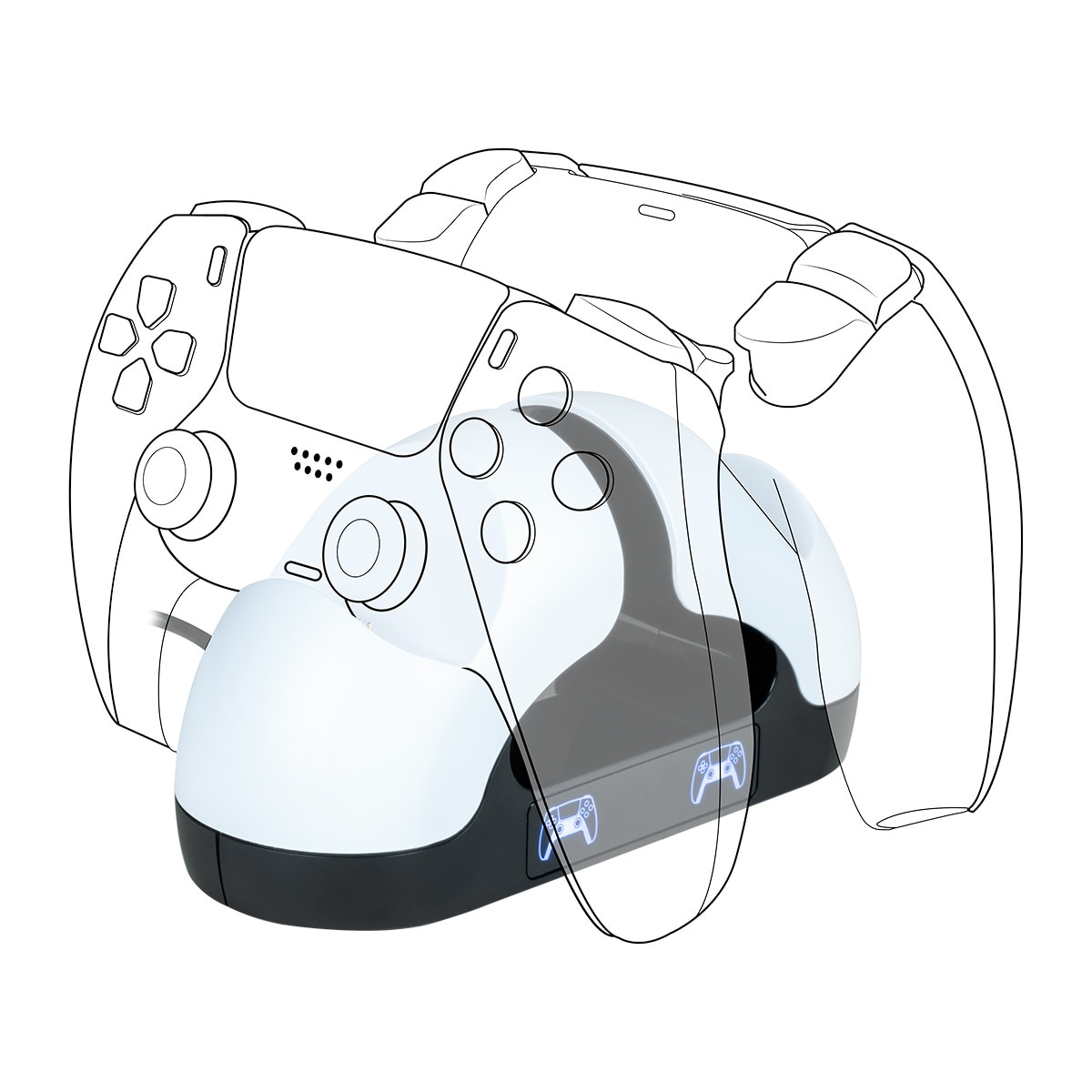 Imagen 0 de Cargador Dual PlayStation 5