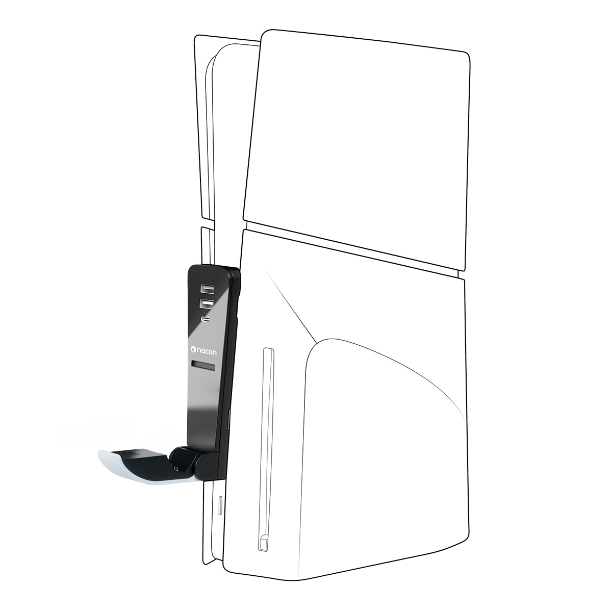 Suporte para Comando PS5 DualSense Edge - Compatível com a PlayStation 5 Slim 5