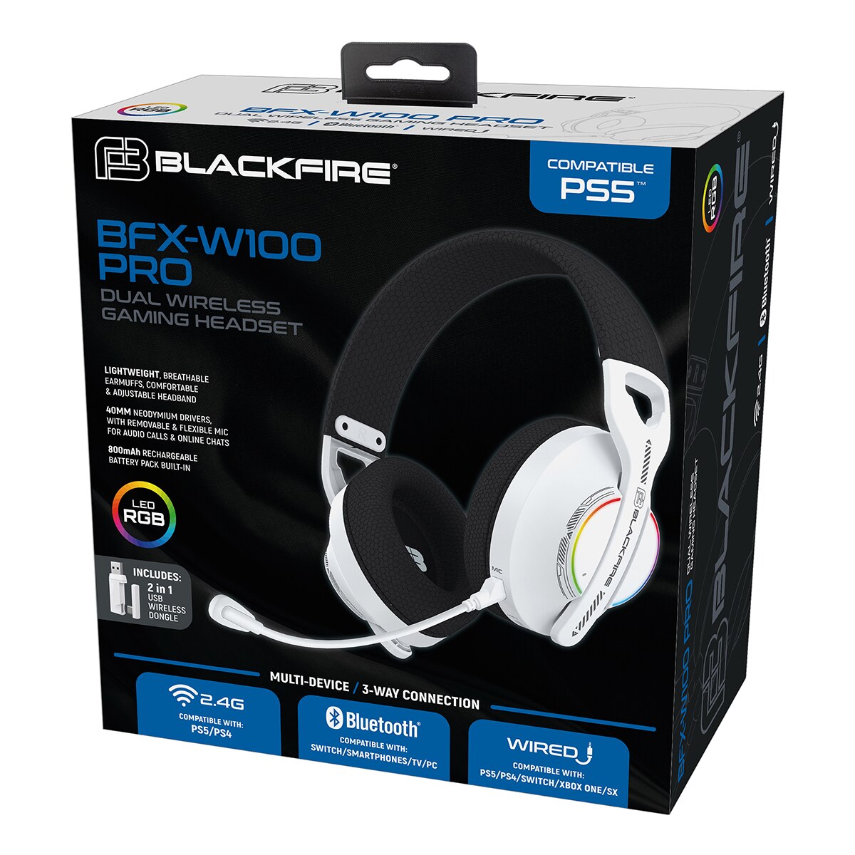 Auriculares inalámbricos Dual Blackfire BFX-W100 PRO 10