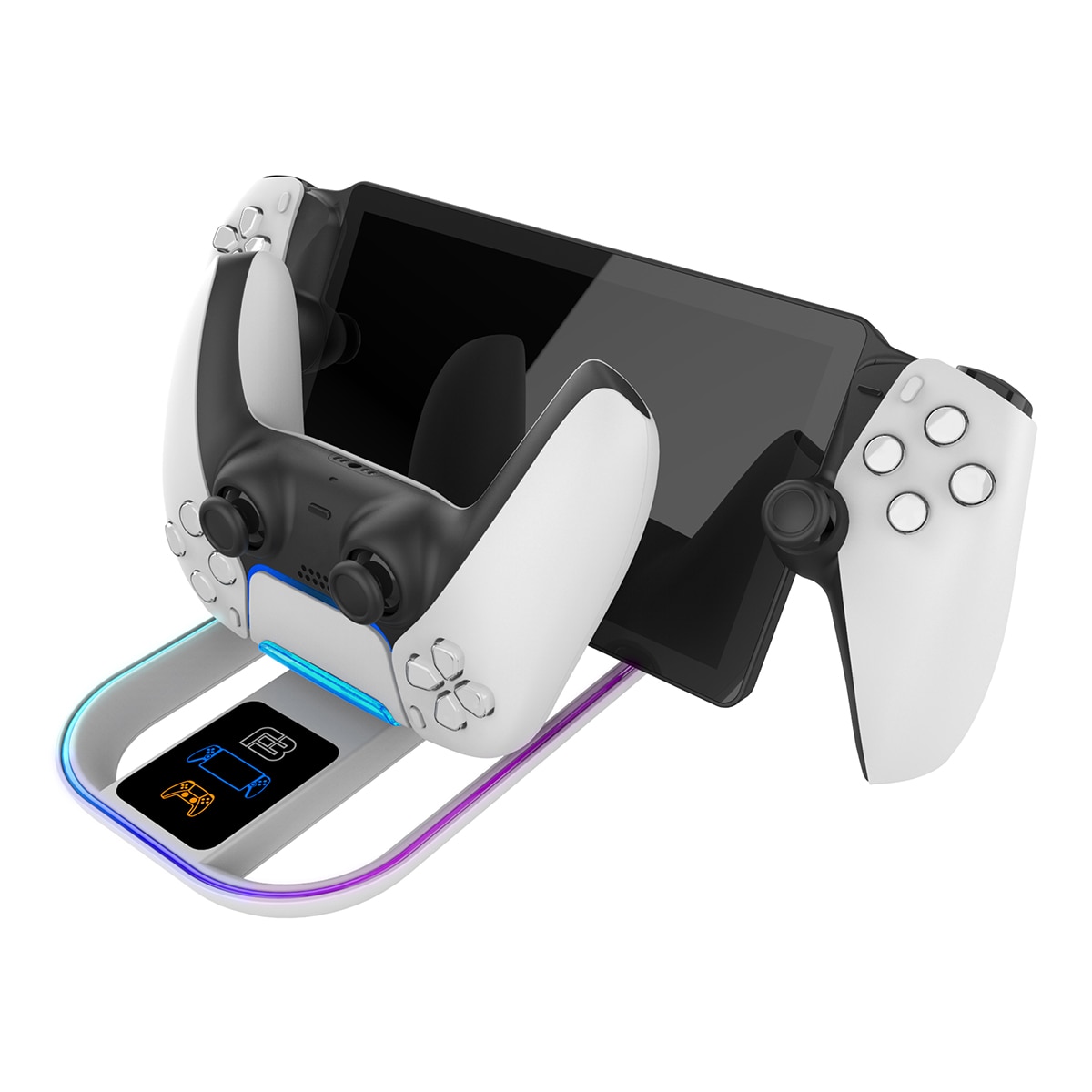 Base de Carregamento Dual PlayStation Portal + Dualsense Blackfire 4