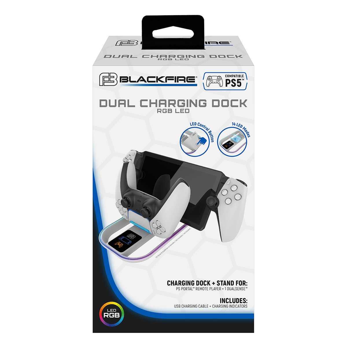 Base de Carregamento Dual PlayStation Portal + Dualsense Blackfire 6