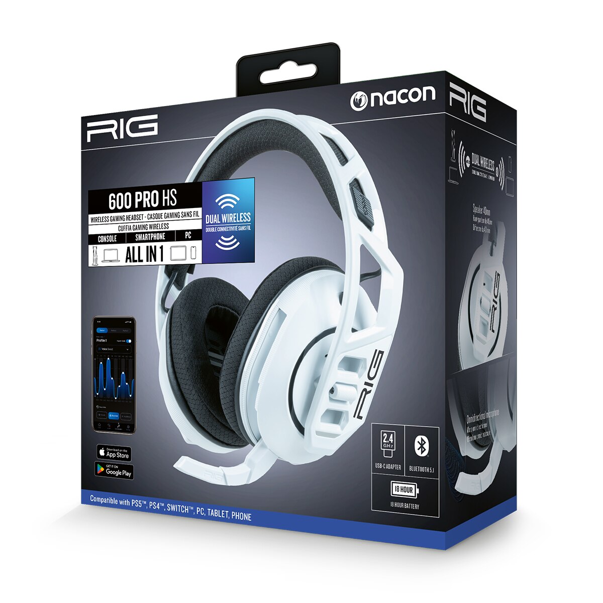 Auricular Gaming Rig 600 Pro con conexión dual 9