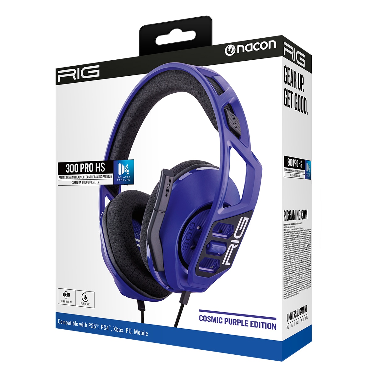 Auriculares Gaming Rig Serie 300PRO HS Cosmic Purple 3