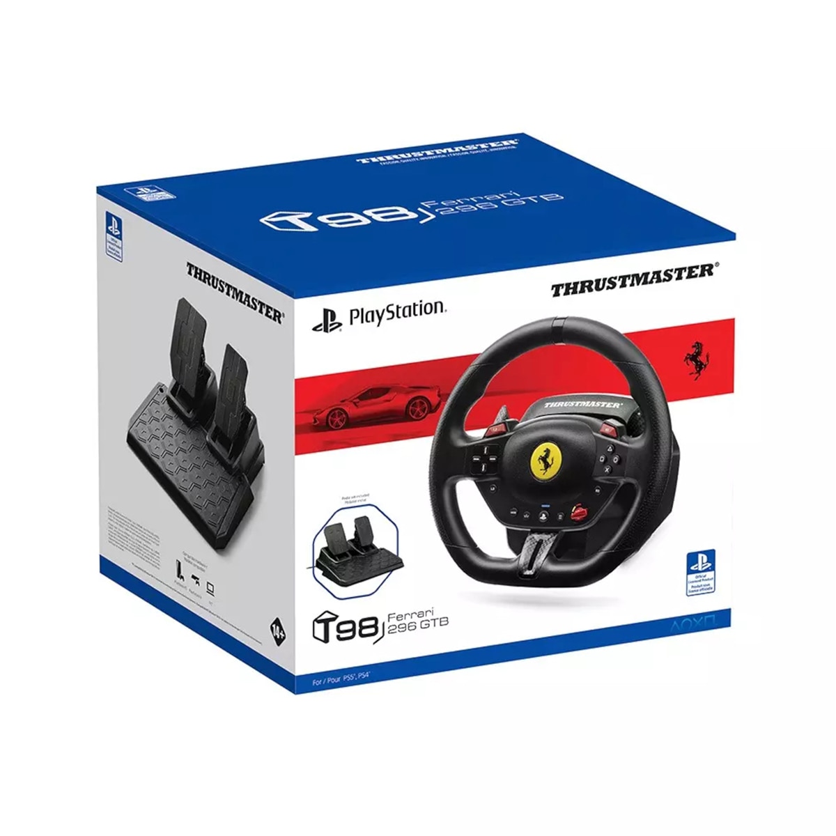 Volante Thrustmaster T98 Ferrari 296 GTB para PS5 / PS4 / PC 4