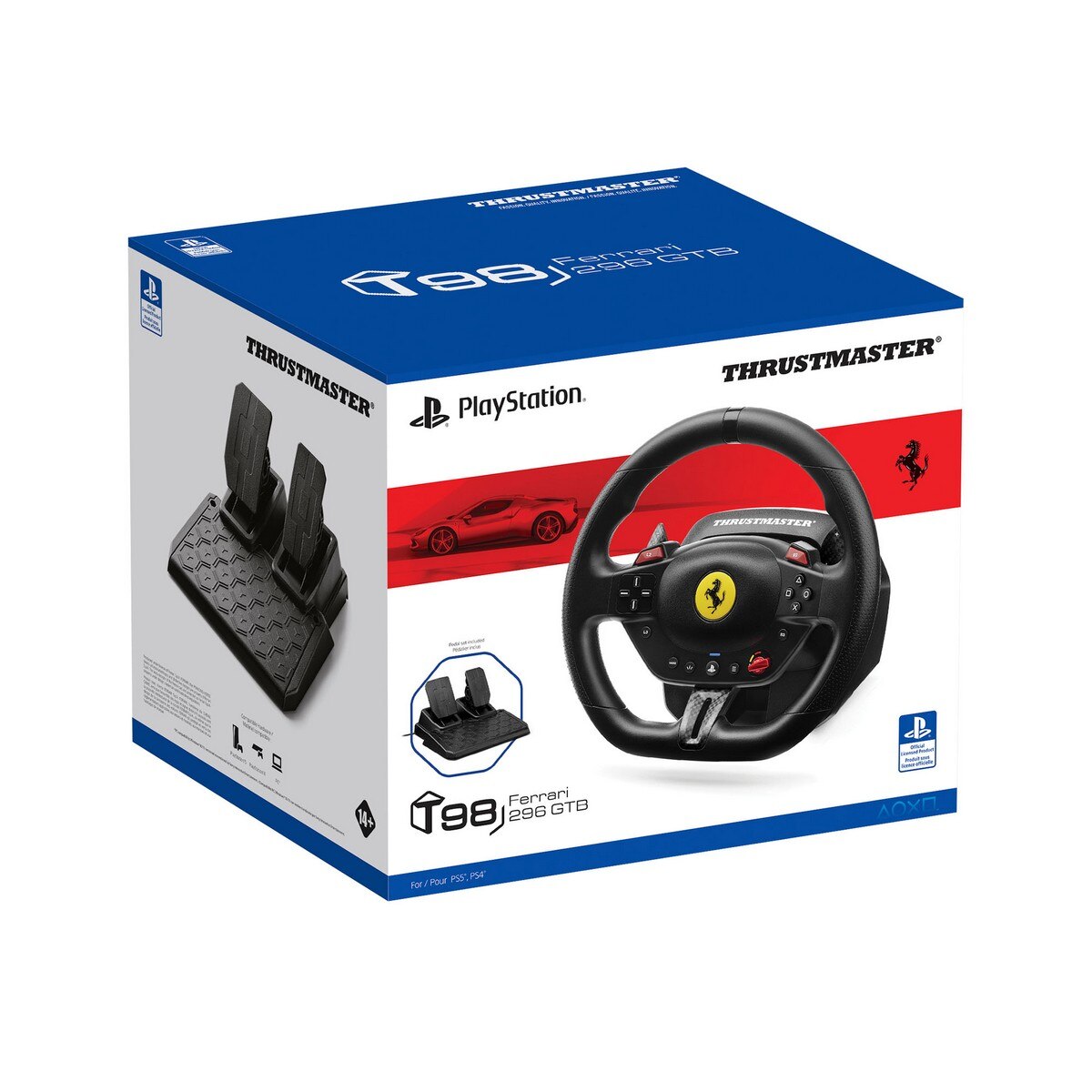 Volante Thrustmaster T98 Ferrari 296 GTB para PS5 / PS4 / PC 6