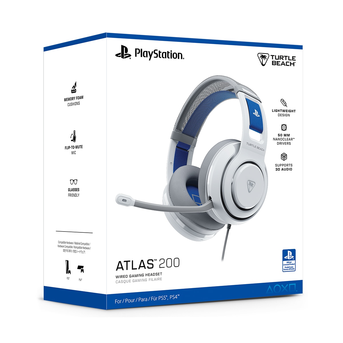 Auriculares gaming Turtle Beach Atlas 200 para PlayStation 11