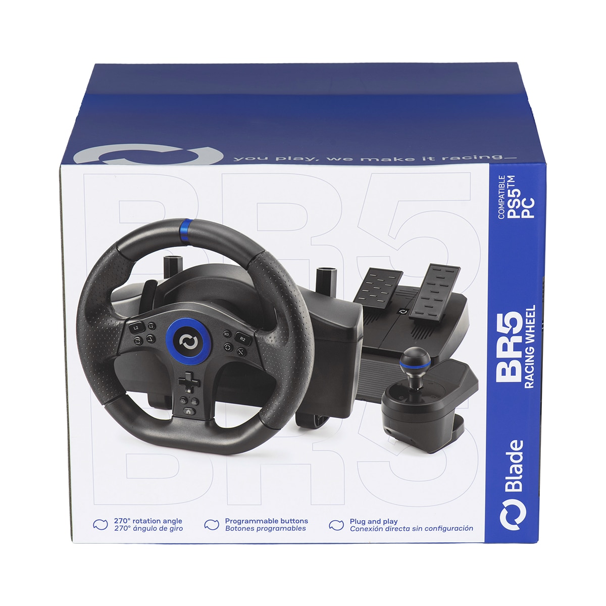 Volante para PlayStation 5 Blade BL7002 - Negro Negro-9