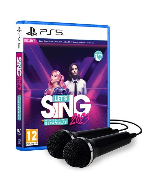 Let`s sing 2023 + 2 Micrófonos PlayStation 5