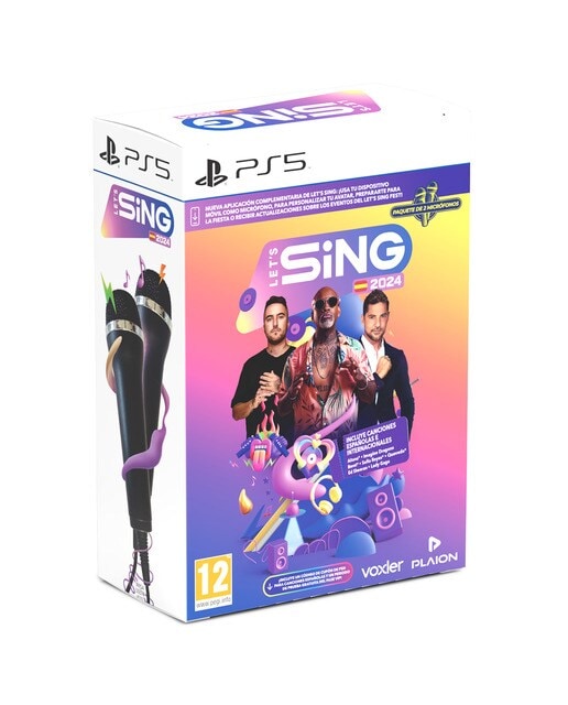 Let´s Sing 2024 + 2 micros PlayStation 5