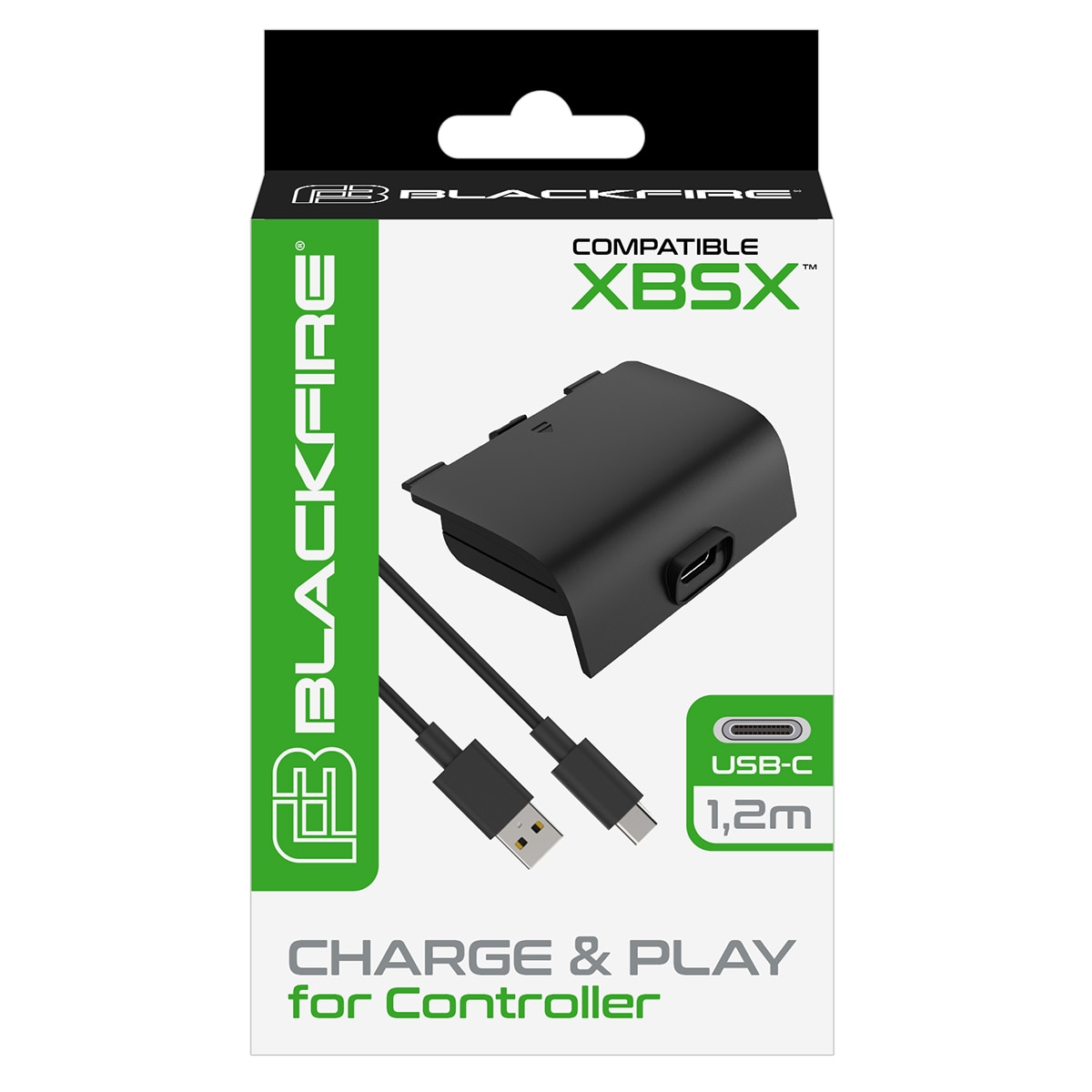 Pack Batería Recargable Mandos Blackfire + Cable para Xbox Series X/S 3