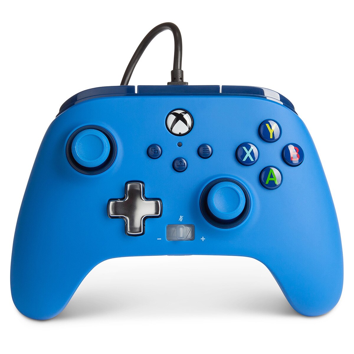 Mando con cable, botones programables y salida de audio de color azul para Xbox series X 1