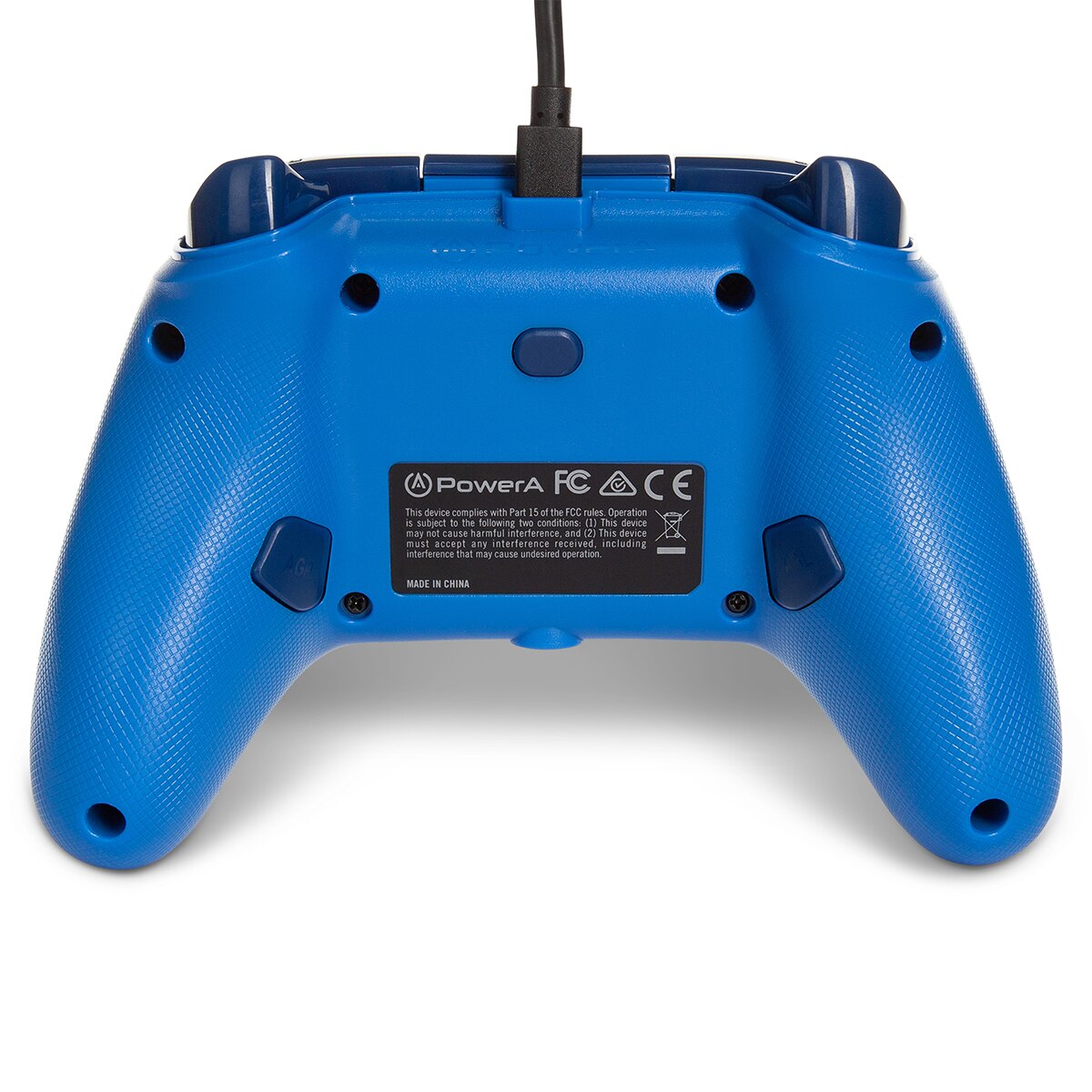 Mando con cable, botones programables y salida de audio de color azul para Xbox series X 3