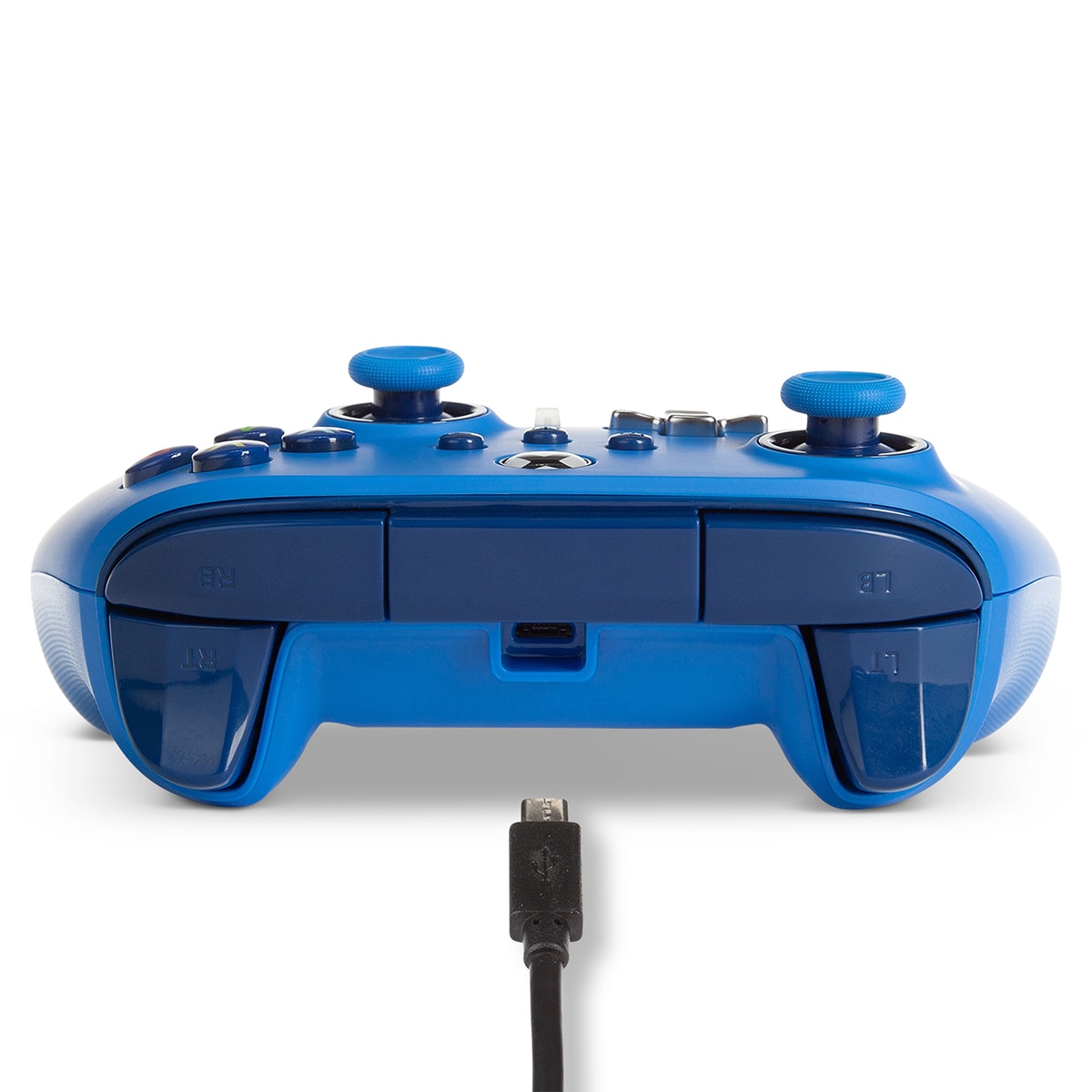 Mando con cable, botones programables y salida de audio de color azul para Xbox series X 6