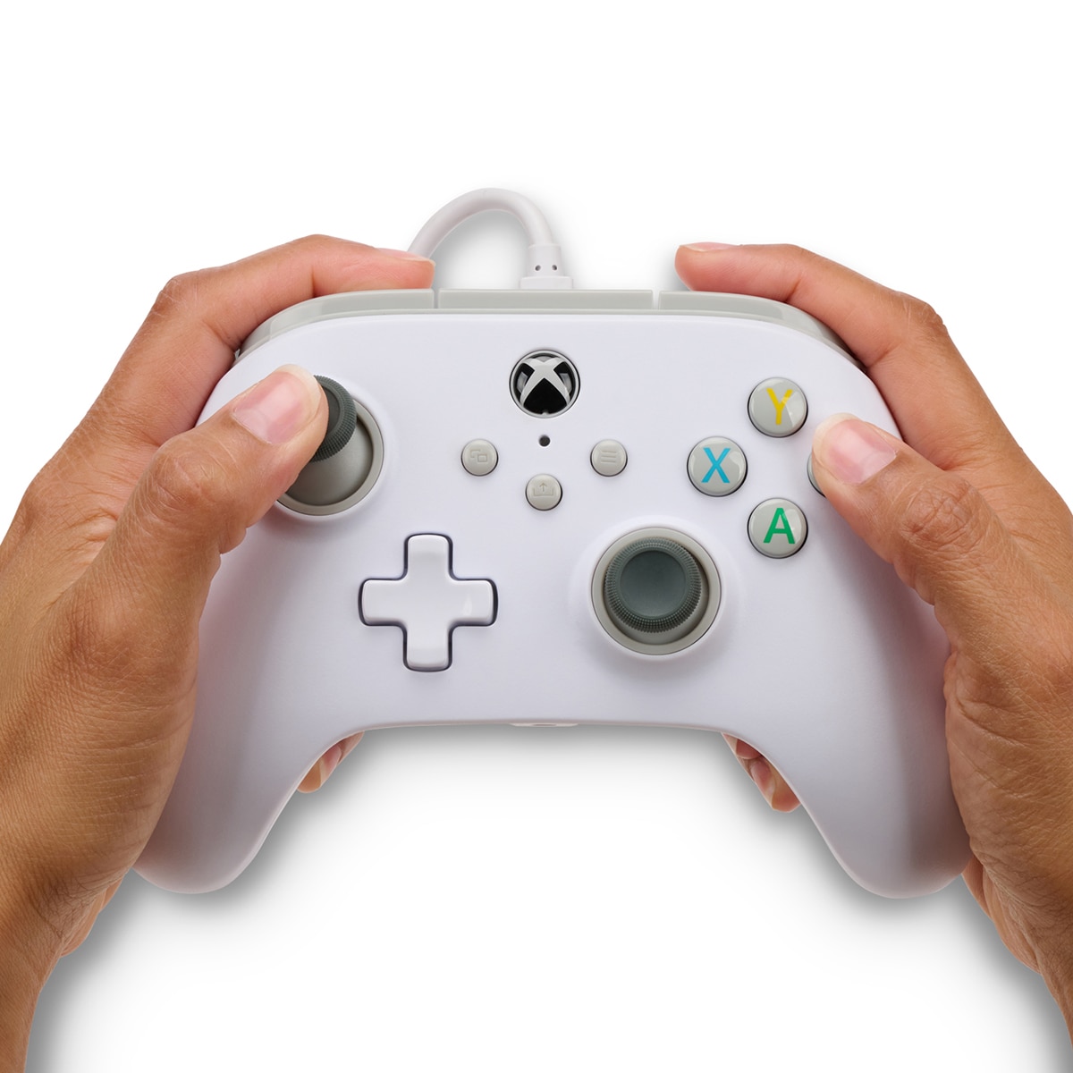Comando com Cabo Removivel Branco para Xbox Series X, Xbox One e PC 9