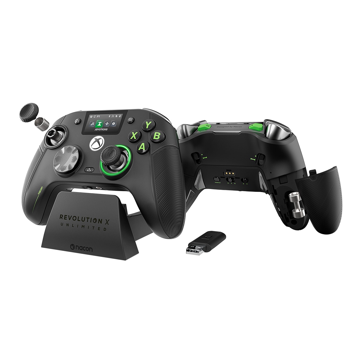 Mando Nacon Revolution X Unlimited para Xbox y PC - Negro Negro-5
