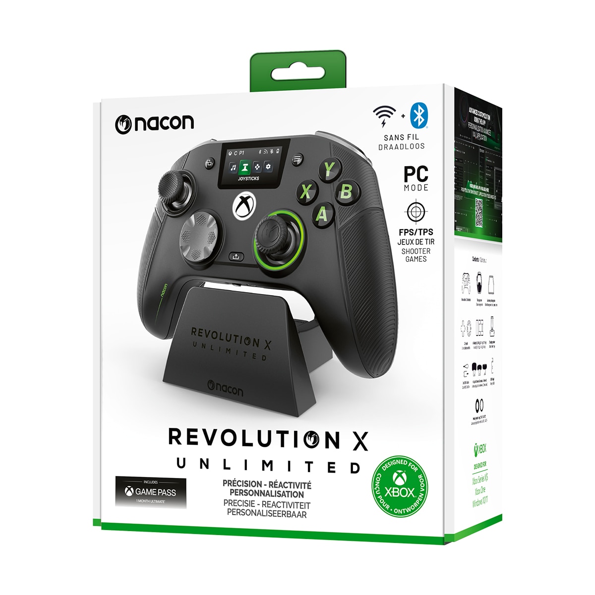 Mando Nacon Revolution X Unlimited para Xbox y PC - Negro Negro-6