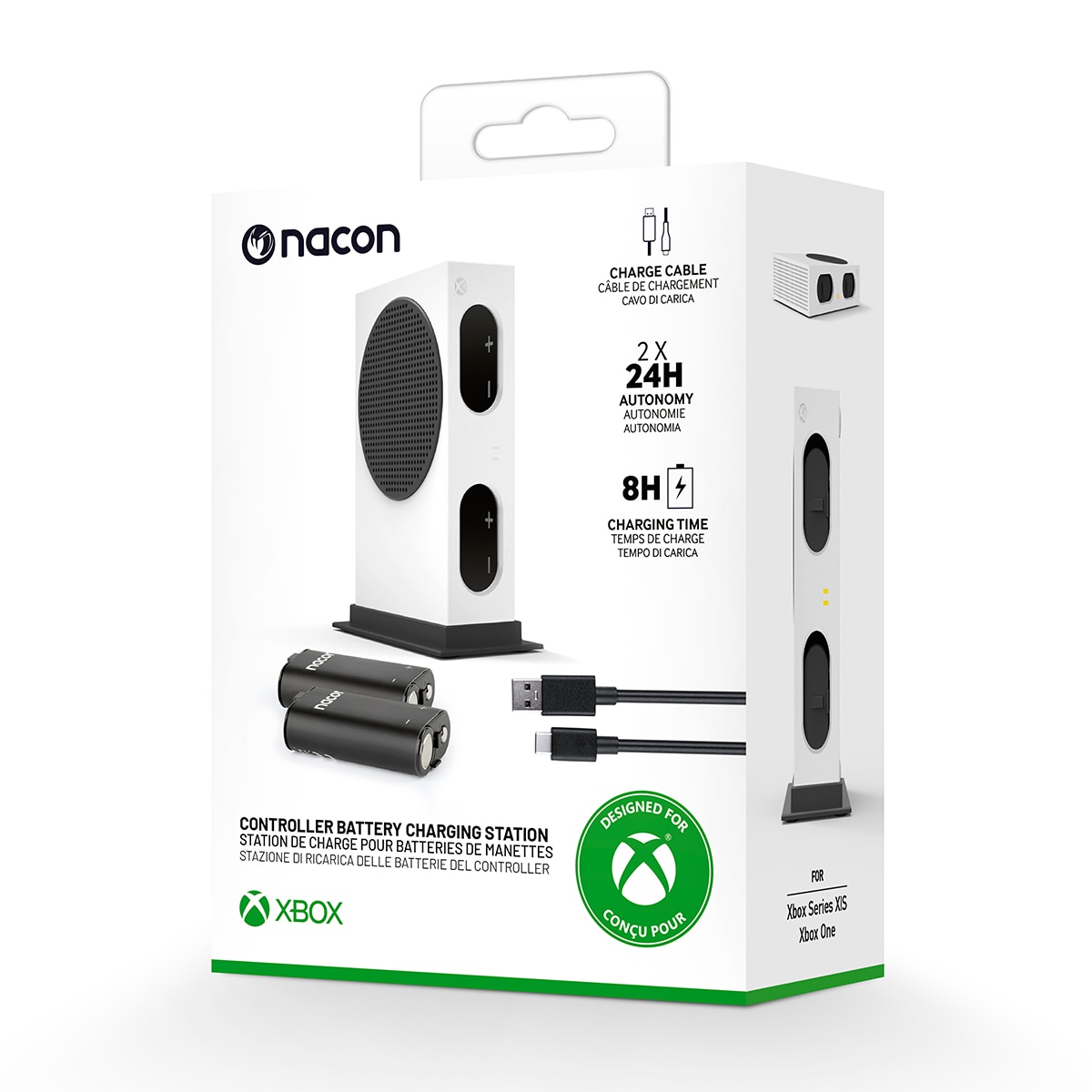 Pack de cargador baterías externas Nacon para Xbox one / Xbox Series 3