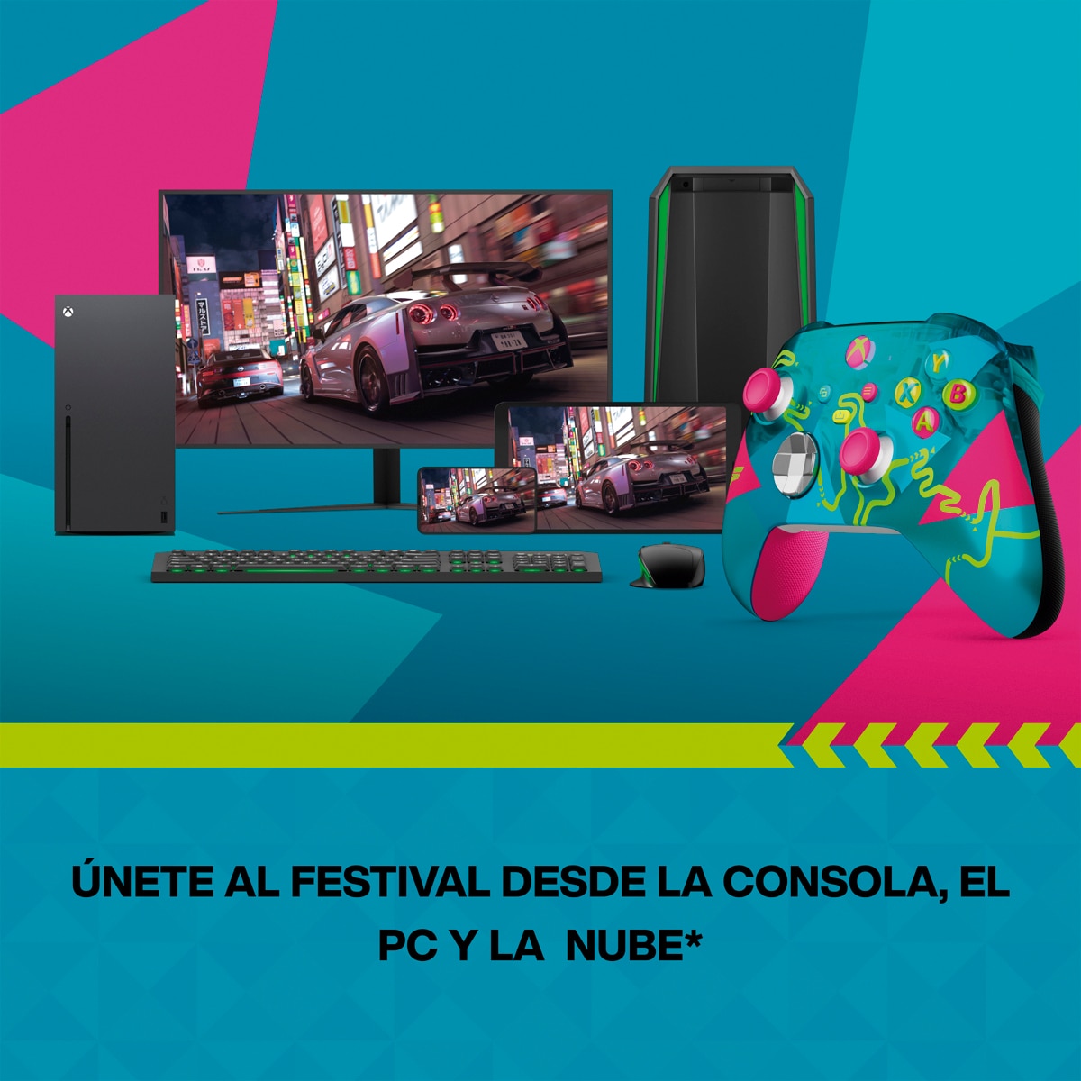 Mando inalámbrico Forza Horizon 6 para Xbox Series / PC 7