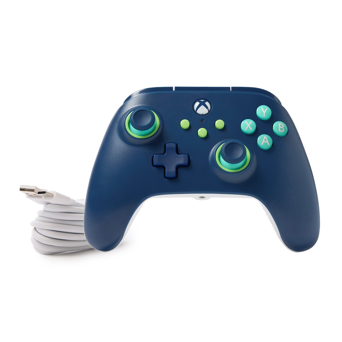 Mando con cable Power A para Xbox Azul marino-7