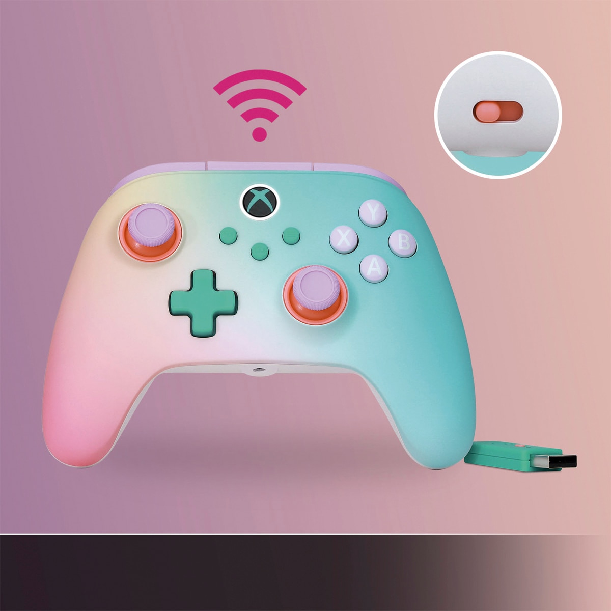 Mando inalámbrico Powe A Beach Vib para Xbox Multicolor-7