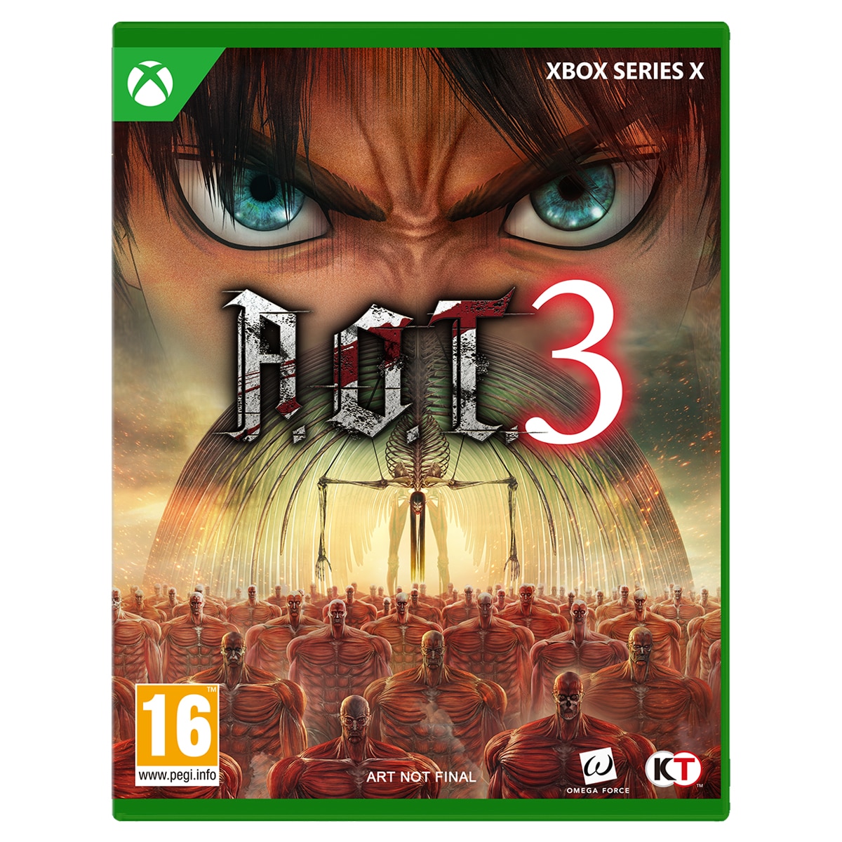 Attack on Titan 3 Launch Edition Xbox Series X.