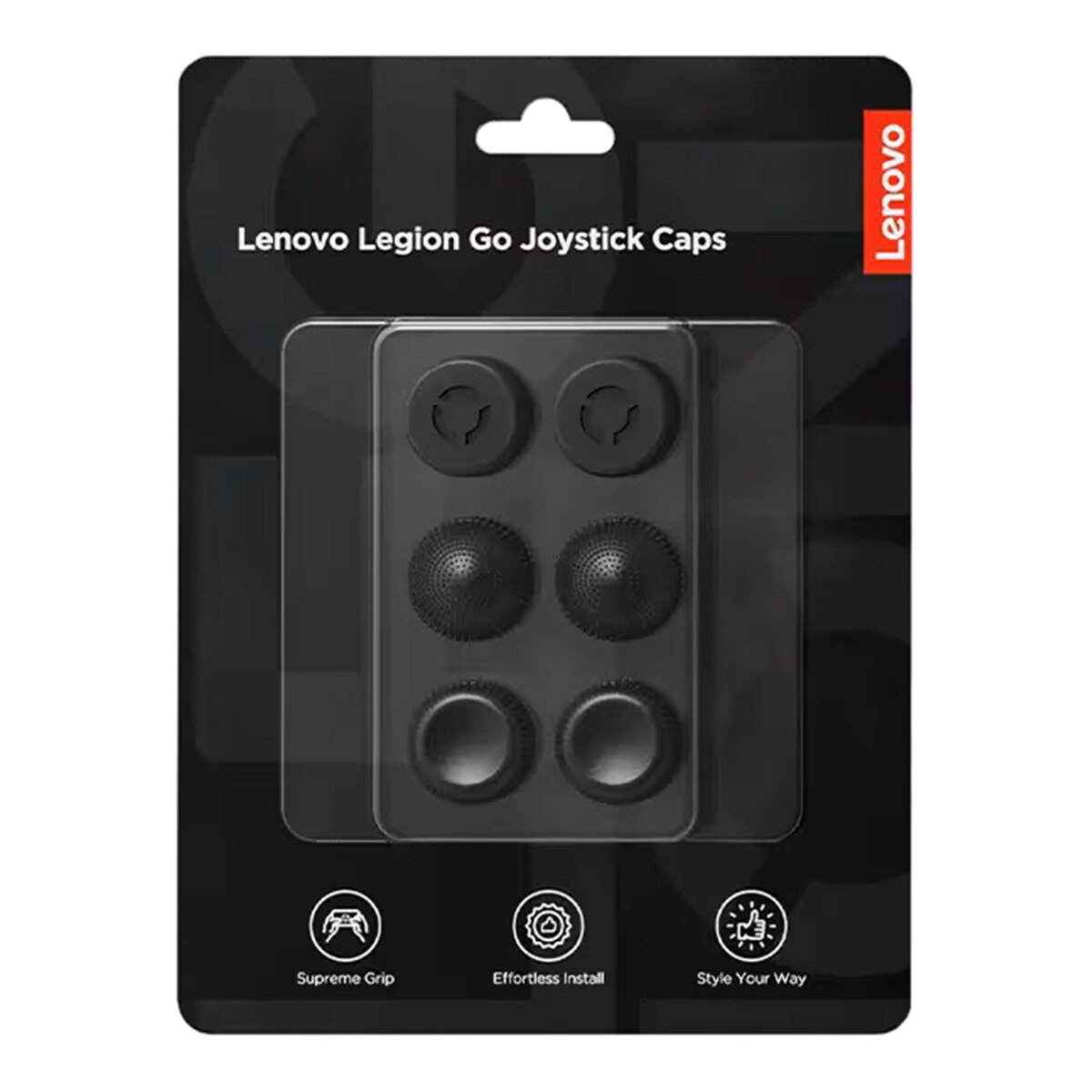 Imagem 0 de Lenovo Capas de Joystick Legion Go  - Preto (compatível com todas as Legion Go)