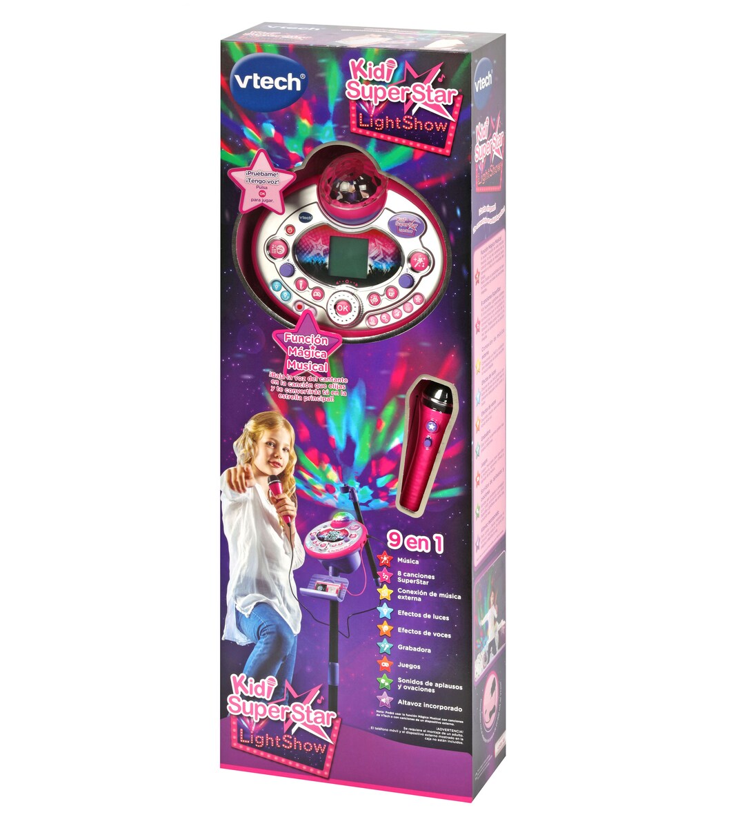 Kidi SuperStar LightShow Micrófono karaoke infantil VTech · VTech