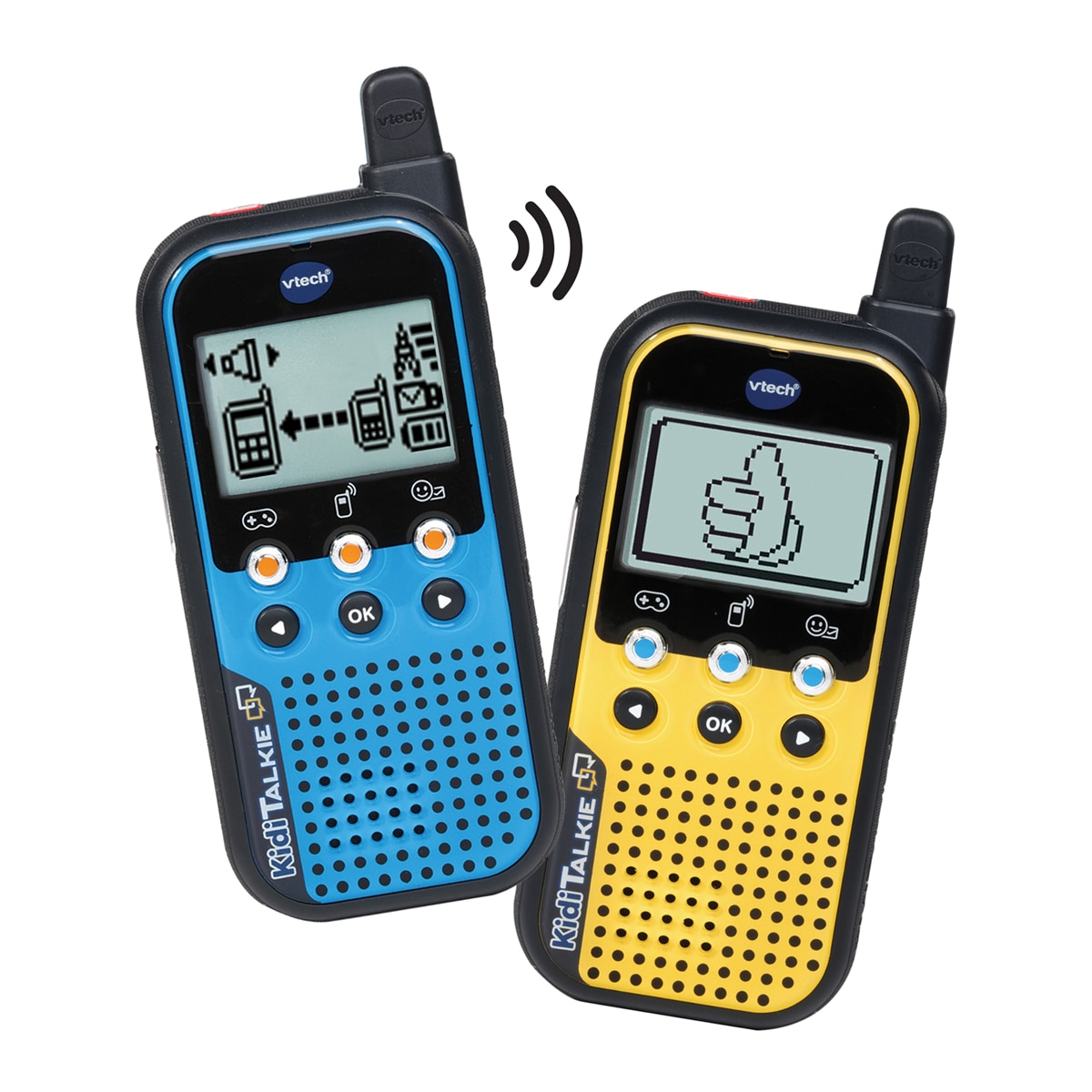 KidiTalkie 6 en 1 color azul, Walkie-Talkie para niños, conversaciones seguras y privadas para hablar a distancia VTech 1