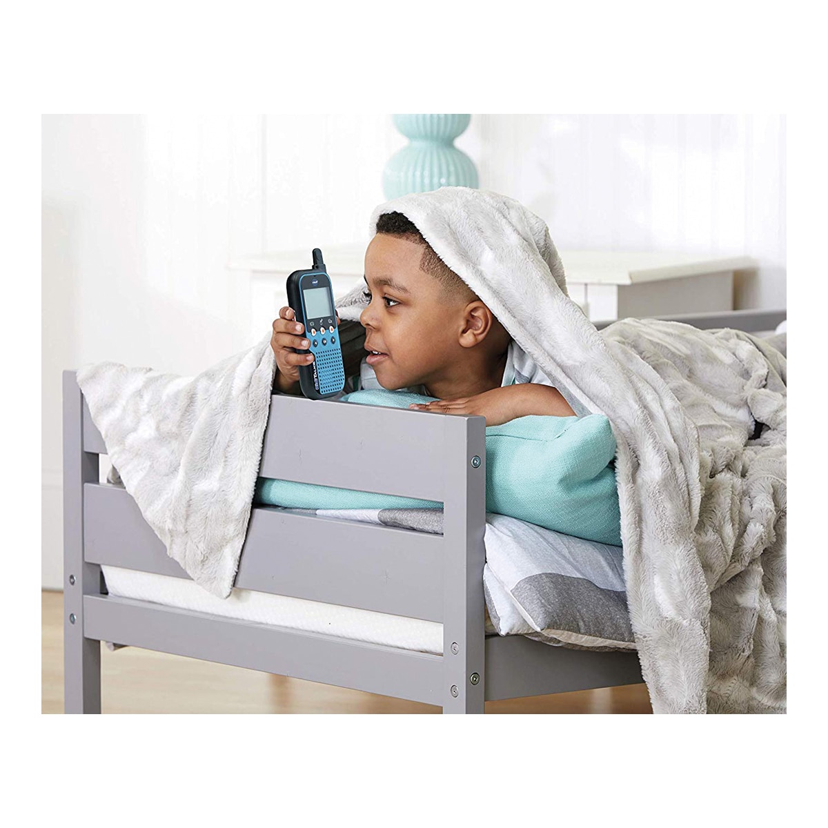 KidiTalkie 6 en 1 color azul, Walkie-Talkie para niños, conversaciones seguras y privadas para hablar a distancia VTech 5