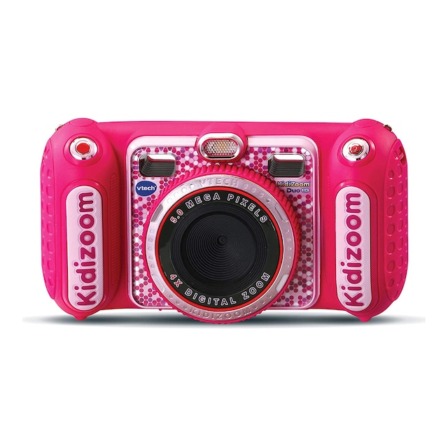 Kidizoom Duo DX color rosa Cámara de fotos y vídeos para niños 10 en 1 VTech