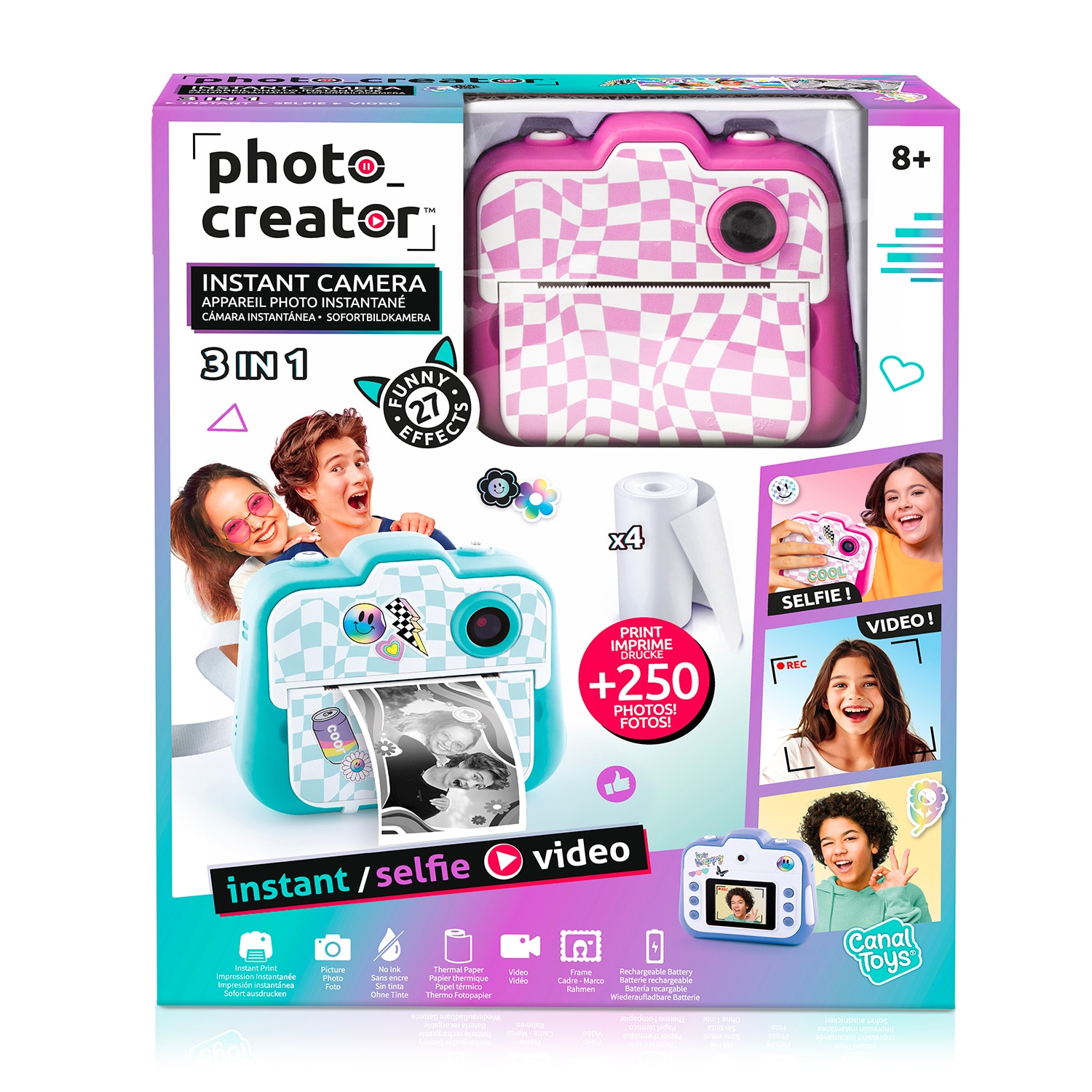 Cámara Instant photo creator modelos surtidos 2