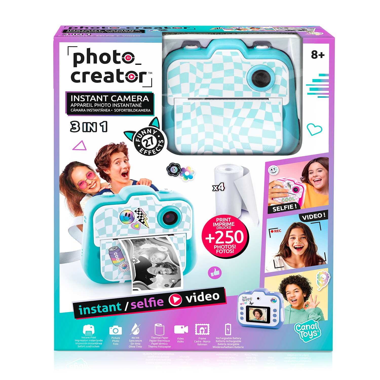 Cámara Instant photo creator modelos surtidos 4